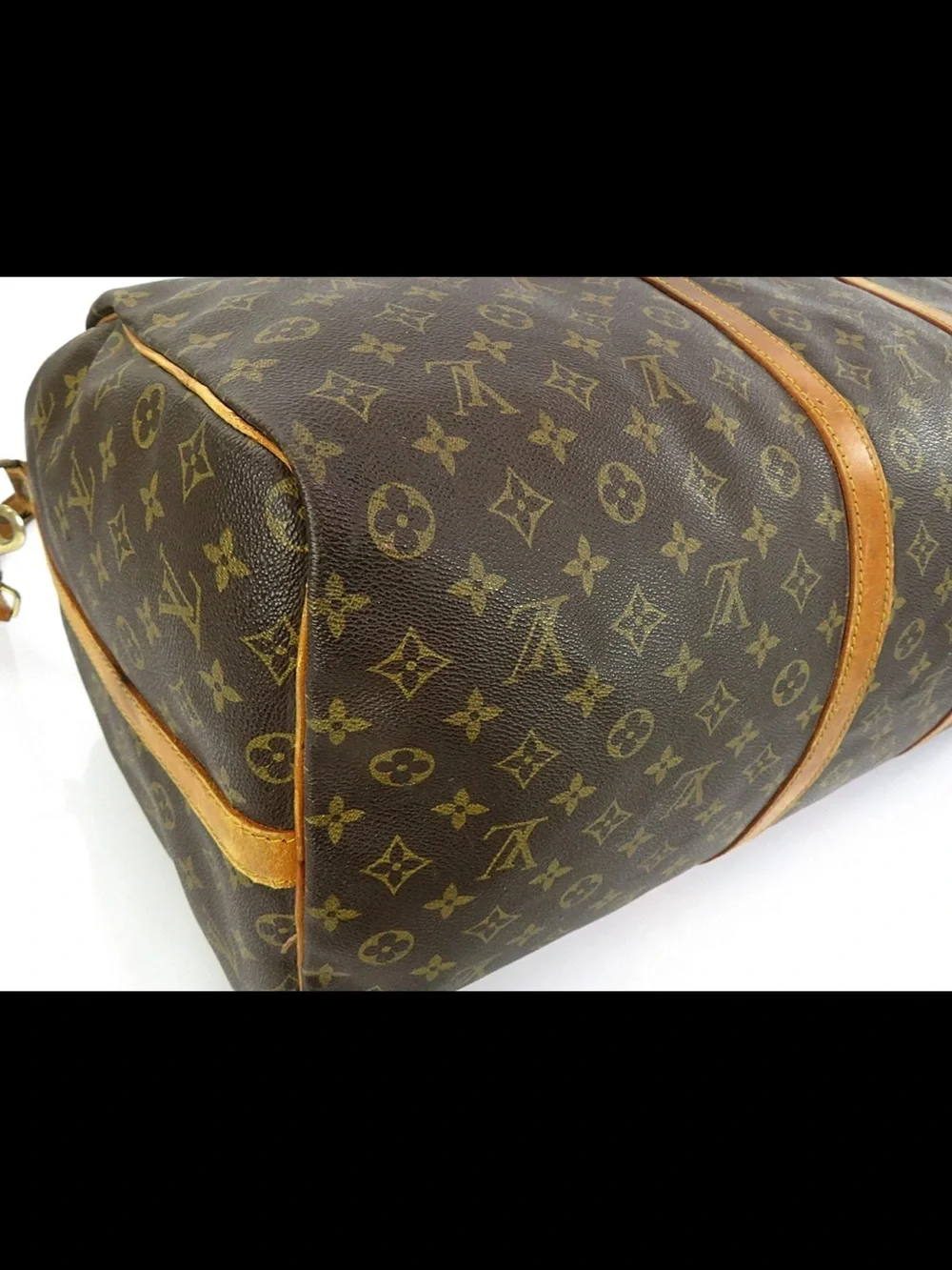 Louis Vuitton Brown Monogram Keepall Duffel Bag